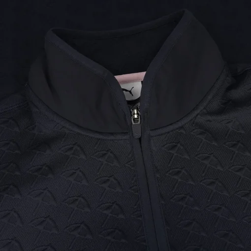 Puma X AP Jacquard 1/4 Zip Outerwear Pullover Golf Apparel