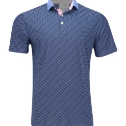 Puma X AP Jacquard Stripe Shirt Polo Short Sleeve Golf Apparel