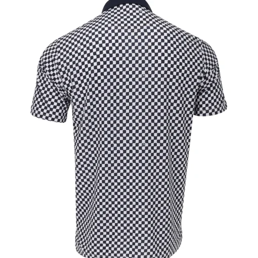Puma X AP Mattr Checkered Shirt Polo Short Sleeve Golf Apparel