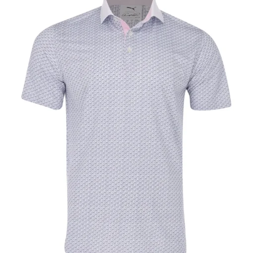 Puma X AP Mattr Iced Tea Shirt Polo Short Sleeve Golf Apparel