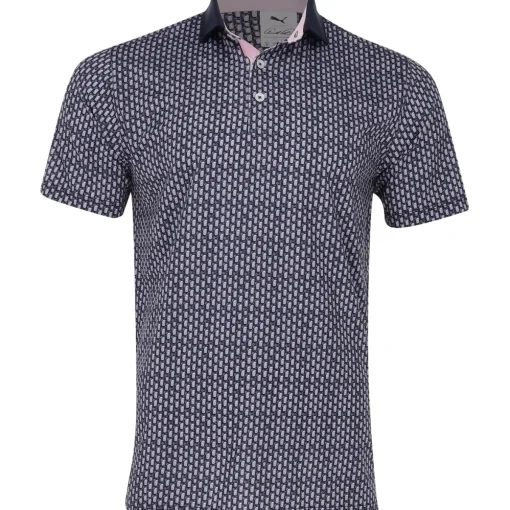 Puma X AP Mattr Iced Tea Shirt Polo Short Sleeve Golf Apparel
