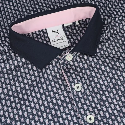 Puma X AP Mattr Iced Tea Shirt Polo Short Sleeve Golf Apparel