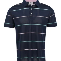 Puma X AP Rugby Stripe Shirt Polo Short Sleeve Golf Apparel