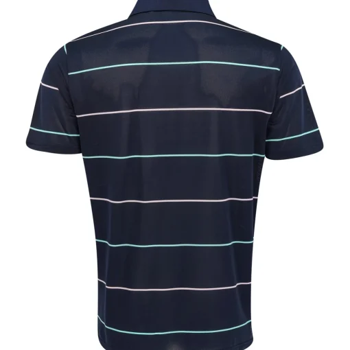Puma X AP Rugby Stripe Shirt Polo Short Sleeve Golf Apparel