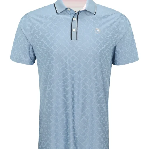 Puma X AP Tipped Jacquard Shirt Polo Short Sleeve Golf Apparel