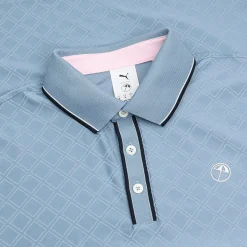 Puma X AP Tipped Jacquard Shirt Polo Short Sleeve Golf Apparel
