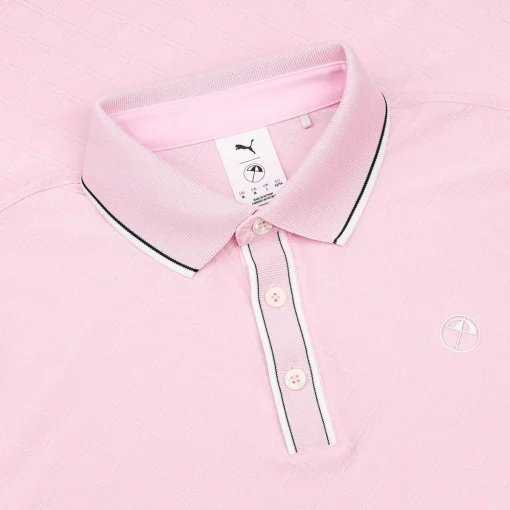 Puma X AP Tipped Jacquard Shirt Polo Short Sleeve Golf Apparel