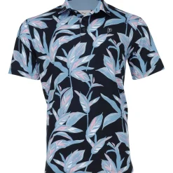 Puma X PTC Floral Shirt Polo Short Sleeve Golf Apparel