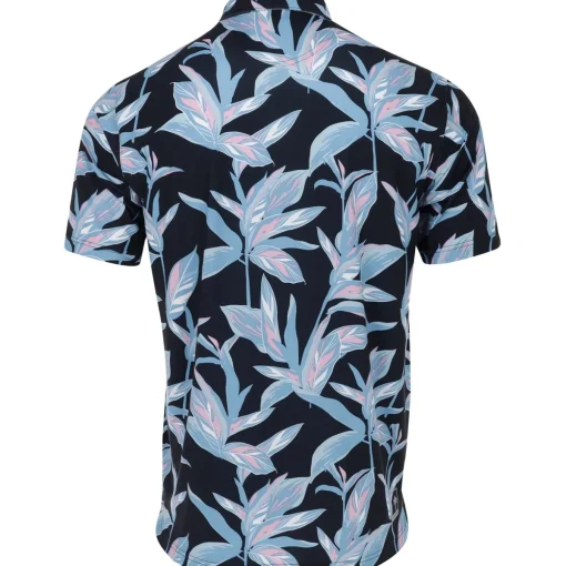 Puma X PTC Floral Shirt Polo Short Sleeve Golf Apparel