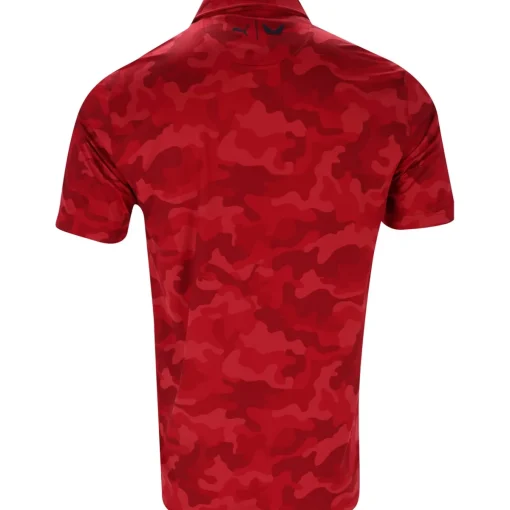 Puma X Volition Camo Shirt Polo Short Sleeve Golf Apparel