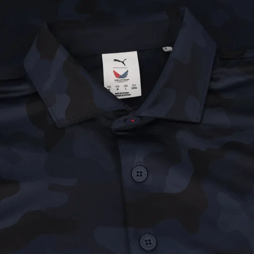 Puma X Volition Camo Shirt Polo Short Sleeve Golf Apparel