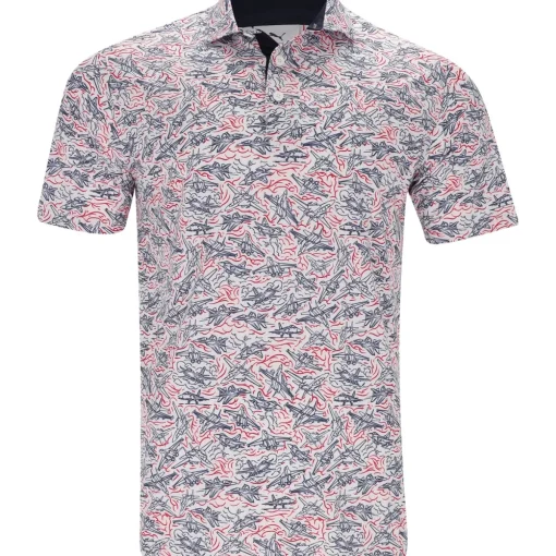 Puma X Volition Jet Lines Shirt Polo Short Sleeve Golf Apparel