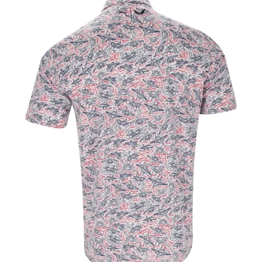 Puma X Volition Jet Lines Shirt Polo Short Sleeve Golf Apparel