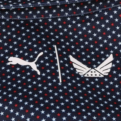 Puma X Volition Micro Star Shirt Polo Short Sleeve Golf Apparel