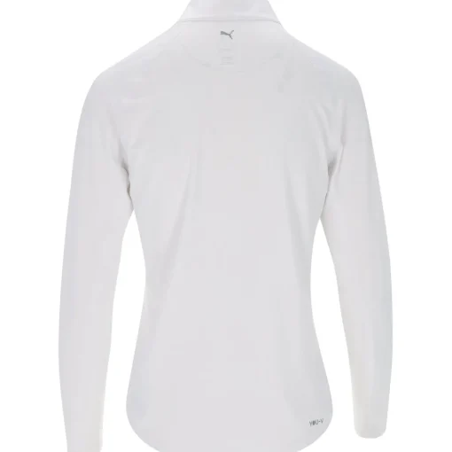 Puma YOU V Brr Solid 1/4 Zip Outerwear Pullover Golf Apparel