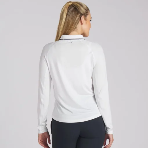 Puma You V Shirt Polo Long Sleeve Golf Apparel