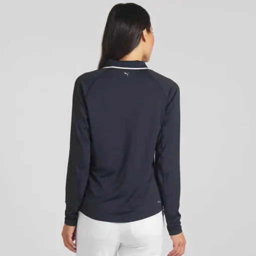 Puma You V Shirt Polo Long Sleeve Golf Apparel