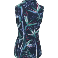 Puma Youth Girls Paradise Sleeveless Shirt Polo Short Sleeve Golf Apparel