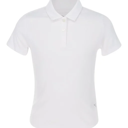 Puma Youth Girls Pure Shirt Polo Short Sleeve Golf Apparel