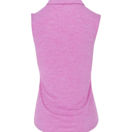 Puma Youth Girls Sleeveless Heather Shirt Polo Short Sleeve Golf Apparel