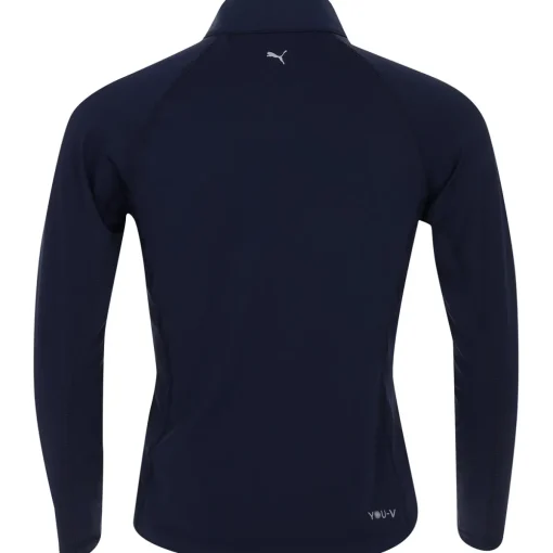 Puma Youth Girls YOU V Brrr 1/4 Zip Outerwear Pullover Golf Apparel