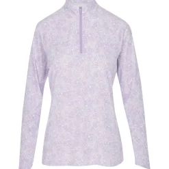 Puma YouV Plumeria 1/4 Zip Outerwear Pullover Golf Apparel