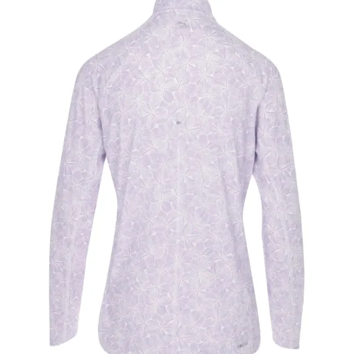 Puma YouV Plumeria 1/4 Zip Outerwear Pullover Golf Apparel