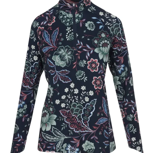 Puma YouV Puma x Liberty 1/4 Zip Outerwear Pullover Golf Apparel