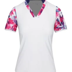 Sofibella Bella Primavera Shirt Polo Short Sleeve Golf Apparel