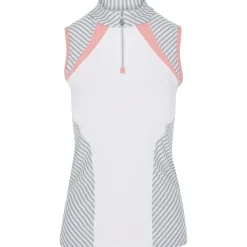 Sofibella Cosmopolitan Sleeveless Shirt Polo Short Sleeve Golf Apparel