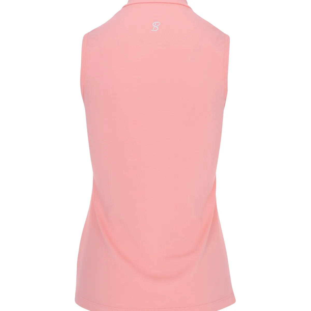 Sofibella Golf Colors Sleeveless Zip Shirt Polo Short Sleeve Golf Apparel