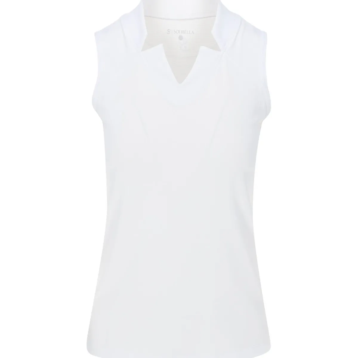 Sofibella Golf Colors Sleeveless Shirt Polo Short Sleeve Golf Apparel