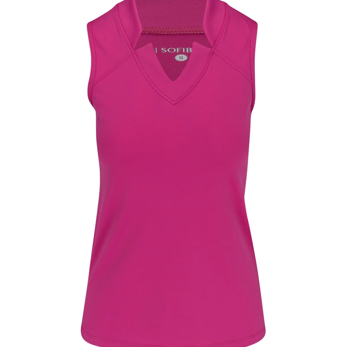 Sofibella Golf Colors Sleeveless Shirt Polo Short Sleeve Golf Apparel