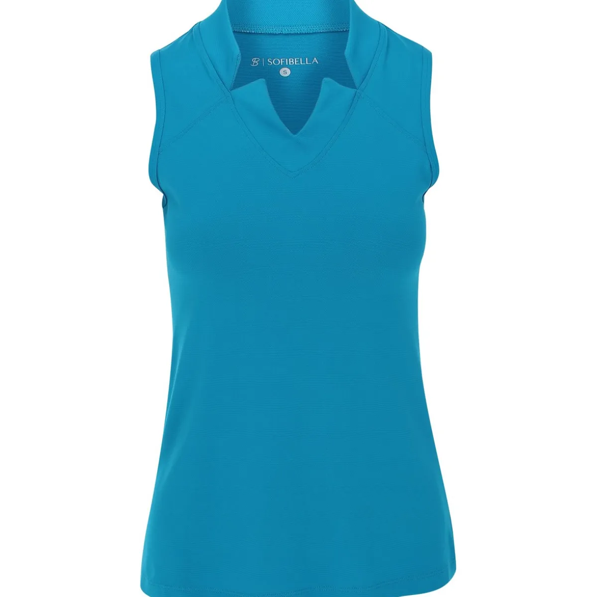 Sofibella Golf Colors Sleeveless Shirt Polo Short Sleeve Golf Apparel