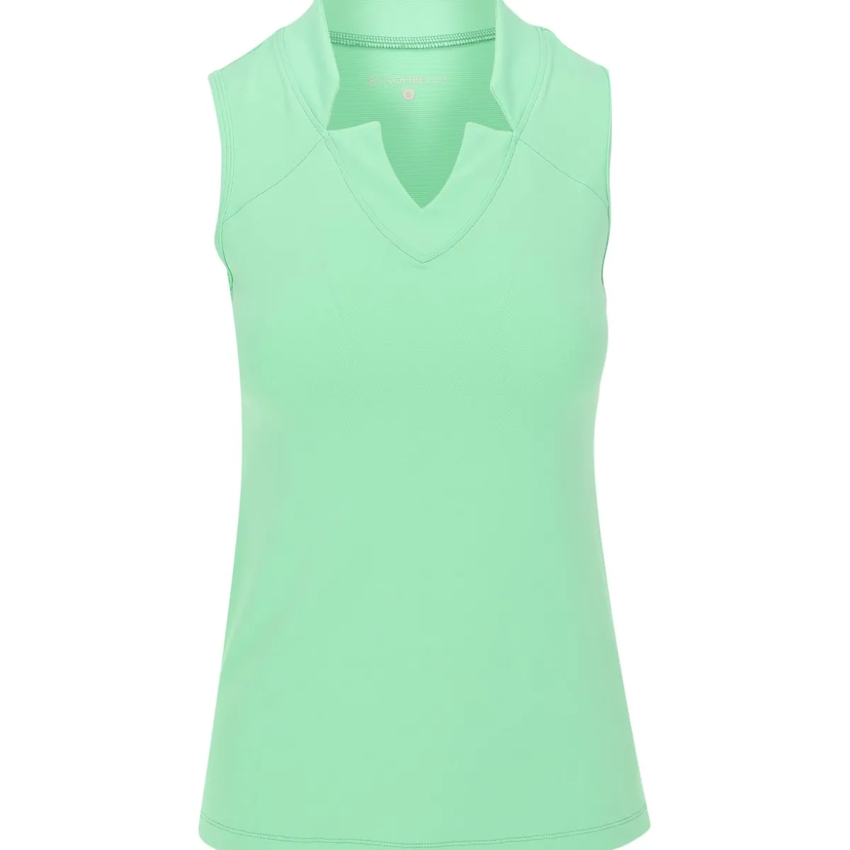 Sofibella Golf Colors Sleeveless Shirt Polo Short Sleeve Golf Apparel
