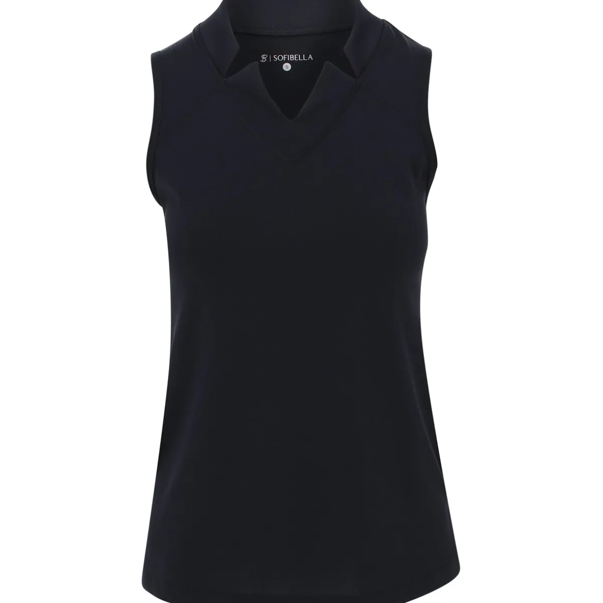 Sofibella Golf Colors Sleeveless Shirt Polo Short Sleeve Golf Apparel