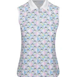 Sofibella Spectrum Sleeveless Shirt Polo Short Sleeve Golf Apparel