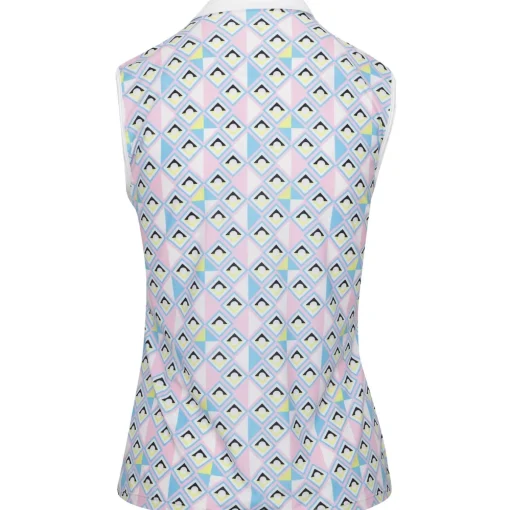 Sofibella Spectrum Sleeveless Shirt Polo Short Sleeve Golf Apparel