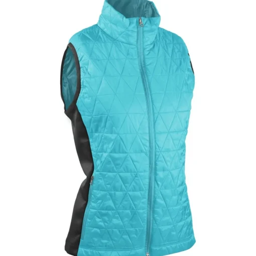 Sun Mountain AT Hybrid Outerwear Polo Short Sleeve Golf Apparel