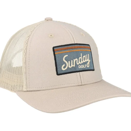 Sunday Golf Sunday Patch Trucker Headwear Cap Golf Apparel