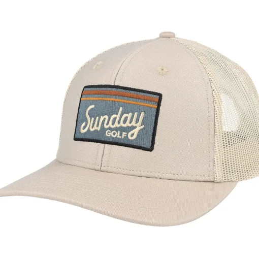 Sunday Golf Sunday Patch Trucker Headwear Cap Golf Apparel