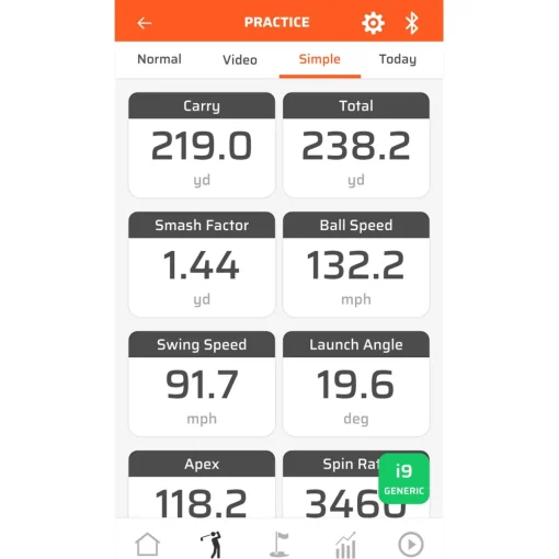 Swing Caddie SC300i Portable Launch Monitor Swing Trainers Analyzers