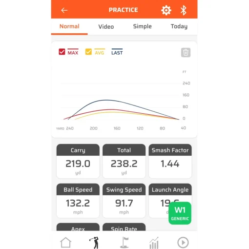 Swing Caddie SC300i Portable Launch Monitor Swing Trainers Analyzers