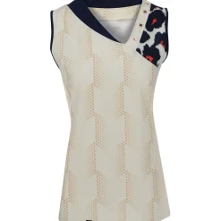 SwingDish Daisy Sleeveless Shirt Polo Short Sleeve Golf Apparel