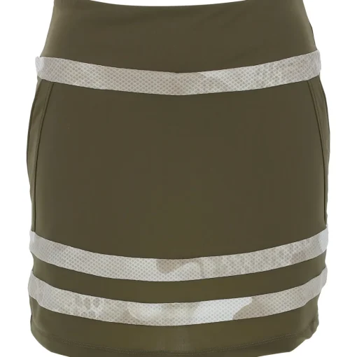 SwingDish Olive Kaki Skort Regular Golf Apparel