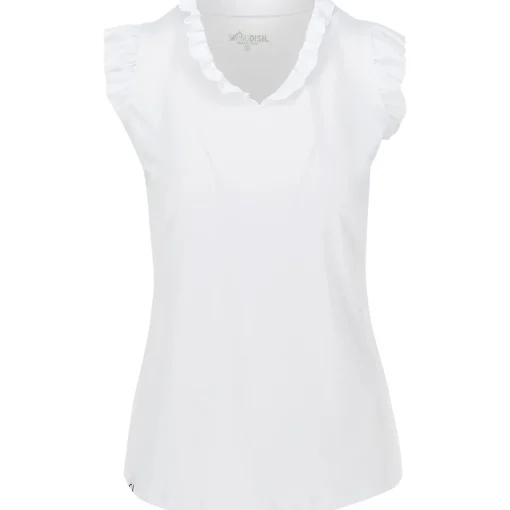 SwingDish Serena Sleeveless Shirt Polo Short Sleeve Golf Apparel