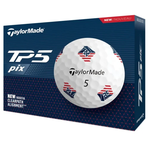 TaylorMade TP5 Pix 3.0 USA Tour Golf Balls