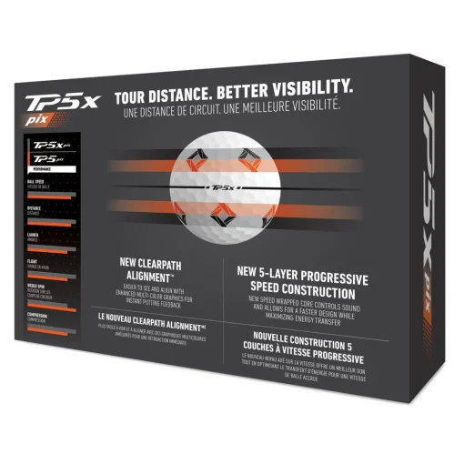TaylorMade TP5x Pix 3.0 Tour Golf Balls