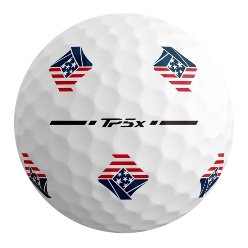TaylorMade TP5x Pix 3.0 USA Tour Golf Balls