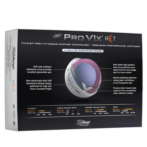 Titleist Pro V1x RCT Tour Golf Balls